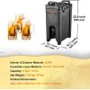 imageVEVOR Insulated Beverage Dispenser 5 Gallon Foodgrade LDPE Hot and Cold Beverage Server Thermal Drink Dispenser Cooler with 09 in PU Layer TwoStage Faucet Handle for Restaurant Drink Shop5 Gal