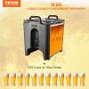 imageVEVOR Insulated Beverage Dispenser 5 Gallon Foodgrade LDPE Hot and Cold Beverage Server Thermal Drink Dispenser Cooler with 09 in PU Layer TwoStage Faucet Handle for Restaurant Drink Shop10 Gal