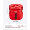 imageVEVOR Insulated Beverage Dispenser 8 Gal303L Thermal Hot and Cold Drink Server Dispenser with Spigot FoodGrade Cooler Jug with 304 Stainless Steel Interior for Tea Coffee Restaurant Outdoor22Gal