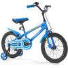 imageVEVOR Kids Bike 141618 Inches BMX Style Children Bicycle Training Wheels Included Sturdy and Easy to Assemble Toddler Bike for Boys ampamp Girls Learning to Ride BlueBlue