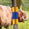 imageVEVOR Livestock Scratching Brush 2 Pcs Horse Brush with 4 Screws 171 x 75 in Cow Scratcher for Back Itch Relief ampamp Keep Cleaning Grooming ampamp Scratching Post Brush for Horse Pig Cattle Supplies2PC