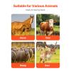 imageVEVOR Livestock Scratching Brush 2 Pcs Horse Brush with 4 Screws 171 x 75 in Cow Scratcher for Back Itch Relief ampamp Keep Cleaning Grooming ampamp Scratching Post Brush for Horse Pig Cattle Supplies3PC