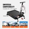 imageVEVOR Low Profile Oil Drain Pan 25 Gal Oil Drain Pan with Electric Pump Large Capacity Oil Change Pan with 72ft Hose ampamp Folding Handle Rolling Oil Drain Cart for Trucks Buses RVs15 Gallon