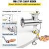 imageVEVOR Manual Stainless Steel Meat Grinder 18quot Clamp 2 Grinding Plates Sausage Stuffer Ideal for Home Kitchen Restaurant Butchers Shop10Table Clamp