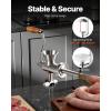 imageVEVOR Manual Stainless Steel Meat Grinder 18quot Clamp 2 Grinding Plates Sausage Stuffer Ideal for Home Kitchen Restaurant Butchers Shop5Table Clamp