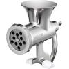 imageVEVOR Manual Stainless Steel Meat Grinder 18quot Clamp 2 Grinding Plates Sausage Stuffer Ideal for Home Kitchen Restaurant Butchers Shop5Table Clamp
