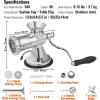 imageVEVOR Manual Stainless Steel Meat Grinder 18quot Clamp 2 Grinding Plates Sausage Stuffer Ideal for Home Kitchen Restaurant Butchers Shop8Suction Cup