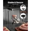 imageVEVOR Manual Stainless Steel Meat Grinder 18quot Clamp 2 Grinding Plates Sausage Stuffer Ideal for Home Kitchen Restaurant Butchers Shop8Table Clamp