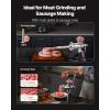 imageVEVOR Manual Stainless Steel Meat Grinder 18quot Clamp 2 Grinding Plates Sausage Stuffer Ideal for Home Kitchen Restaurant Butchers Shop8Table Clamp