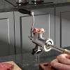 imageVEVOR Manual Stainless Steel Meat Grinder 18quot Clamp 2 Grinding Plates Sausage Stuffer Ideal for Home Kitchen Restaurant Butchers Shop8Table Clamp