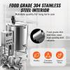 imageVEVOR Milk Pasteurizer 150L Commercial Milk Pasteurization Machine Food Grade 304 Stainless Steel Professional Pasteurization with Time and Temperature Control for Milk Juice Yogurt Sterilization150L