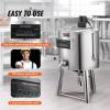 imageVEVOR Milk Pasteurizer 150L Commercial Milk Pasteurization Machine Food Grade 304 Stainless Steel Professional Pasteurization with Time and Temperature Control for Milk Juice Yogurt Sterilization30L