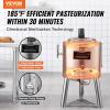 imageVEVOR Milk Pasteurizer 150L Commercial Milk Pasteurization Machine Food Grade 304 Stainless Steel Professional Pasteurization with Time and Temperature Control for Milk Juice Yogurt Sterilization30L