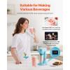 imageVEVOR Milkshake Maker 100W Milk Shake Maker Mixer Single Head Drink Mixer Blender Machine DualSpeed Adjustment Milkshake Blender with Stainless Steel Cup for Home Kitchen Bar ampamp Beverage Shop100W450ML