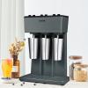 imageVEVOR Milkshake Maker Machine 375W Commercial Milk Shake Maker Mixer Single Head Drink Mixer Blender Machine 3Speed Milkshake Blender with 277oz Stainless Steel Cup for CommercialTriple Heads