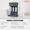 imageVEVOR Milkshake Maker Machine 375W Commercial Milk Shake Maker Mixer Single Head Drink Mixer Blender Machine 3Speed Milkshake Blender with 277oz Stainless Steel Cup for CommercialTriple Heads