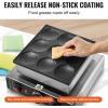 imageVEVOR Mini Dutch Pancake Maker 25PCS 43mm Diameter Dorayaki Baker Machine 1700W Commercial Electric Poffertjes Grill Nonstick Stainless Steel Temp ampamp Time Control for Home Kitchen Restaurant9pcs