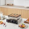 imageVEVOR Mini Dutch Pancake Maker 25PCS 43mm Diameter Dorayaki Baker Machine 1700W Commercial Electric Poffertjes Grill Nonstick Stainless Steel Temp ampamp Time Control for Home Kitchen Restaurant9pcs