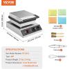 imageVEVOR Mini Dutch Pancake Maker 25PCS 43mm Diameter Dorayaki Baker Machine 1700W Commercial Electric Poffertjes Grill Nonstick Stainless Steel Temp ampamp Time Control for Home Kitchen Restaurant25pcs220V