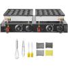 imageVEVOR Mini Dutch Pancake Maker 25PCS 43mm Diameter Dorayaki Baker Machine 1700W Commercial Electric Poffertjes Grill Nonstick Stainless Steel Temp ampamp Time Control for Home Kitchen Restaurant50pcsnew