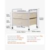 imageVEVOR Mini Fridge Stand with Storage 198 lbs Mini Fridge Table with Movable Storage Cart ampamp Swivel Wheels Beverage Refrigerator Stand for Coffee Bar Mini Fridge Organizer for Home Dorm Light BrownWhite