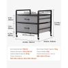 imageVEVOR Mini Fridge Stand with Storage 198 lbs Mini Fridge Table with Movable Storage Cart ampamp Swivel Wheels Beverage Refrigerator Stand for Coffee Bar Mini Fridge Organizer for Home Dorm Light BrownGrey
