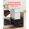 imageVEVOR Mini Fridge Stand with Storage 198 lbs Mini Fridge Table with Movable Storage Cart ampamp Swivel Wheels Beverage Refrigerator Stand for Coffee Bar Mini Fridge Organizer for Home Dorm Light BrownBlack
