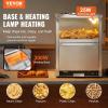 imageVEVOR Nacho Chip Warmer 845QT Stainless Steel Machine with Warming Light Deflection Board for Popcorn Potato Chips Peanuts