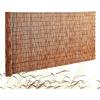 imageVEVOR Natural Reed Fencing 4 ft x 164 ft Reed Screen Curtain Balcony Reed Fence Roll for Outdoor Backyard Patio Decorative Fence for Backyard Garden Fencing Divider Privacy Screen Panel NaturalBrown