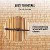 imageVEVOR Natural Reed Fencing 4 ft x 164 ft Reed Screen Curtain Balcony Reed Fence Roll for Outdoor Backyard Patio Decorative Fence for Backyard Garden Fencing Divider Privacy Screen Panel NaturalNatural