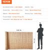 imageVEVOR Natural Reed Fencing 4 ft x 164 ft Reed Screen Curtain Balcony Reed Fence Roll for Outdoor Backyard Patio Decorative Fence for Backyard Garden Fencing Divider Privacy Screen Panel NaturalNatural