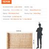 imageVEVOR Natural Reed Fencing 4 ft x 164 ft Reed Screen Curtain Balcony Reed Fence Roll for Outdoor Backyard Patio Decorative Fence for Backyard Garden Fencing Divider Privacy Screen Panel NaturalNatural