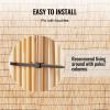 imageVEVOR Natural Reed Fencing 4 ft x 164 ft Reed Screen Curtain Balcony Reed Fence Roll for Outdoor Backyard Patio Decorative Fence for Backyard Garden Fencing Divider Privacy Screen Panel NaturalNatural