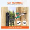 imageVEVOR Natural Rolled Bamboo Fence EcoFriendly Privacy Screen  6 ft H x 8 ft L x 075 in D Decorative for Garden Backyard Balcony Patio Pool SideSlat Fence
