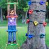 imageVEVOR Ninja Tree Climbing Kit 20 Rock Climbing Holds ampamp 6 Ratchets Large Climbing Rocks for Kids ampamp Adults Outdoor Backyard Ninja Tree Obstacle Course Training12 Holds  Rope Ladder