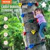 imageVEVOR Ninja Tree Climbing Kit 20 Rock Climbing Holds ampamp 6 Ratchets Large Climbing Rocks for Kids ampamp Adults Outdoor Backyard Ninja Tree Obstacle Course Training20 Holds