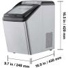 imageVEVOR Nugget Ice Maker Countertop 30lbs24H Pebble Ice Maker Machine 2 Way Refill Self Cleaning Sonic Ice Maker with BasketampampScoop Chewable Nugget Ice Maker for Home Kitchen Office Party RV