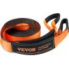 imageVEVOR OffRoad Recovery Kit 3quot x 30 Tow Straps Heavy Duty with Hooks 30000 lbs Winch Strap Kit 44092 lbs DRing Shackles Shackle Receiver Snatch Block Pulley Gloves Storage Bag for ATV Jeep4piece set