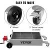 imageVEVOR Oil Drain Pan 15 Gallon Oil Drain Tank 57L Low Profile Oil Drain Pan Large Capacity Oil Change Pan Foldable Hand with Pump Hose Swivel Casters Wheels for Car SUV Trucks Oil DrainingHand Pump