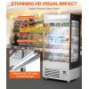 imageVEVOR Open Air Merchandiser 4Tier Shelving Commercial Refrigerator Grab and Go Display Cooler Refrigerator with Air Curtain LED Advertising Light Fits for Restaurants Stores Office 184cuft184 cuft