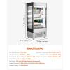 imageVEVOR Open Air Merchandiser 4Tier Shelving Commercial Refrigerator Grab and Go Display Cooler Refrigerator with Air Curtain LED Advertising Light Fits for Restaurants Stores Office 184cuft184 cuft
