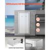 imageVEVOR Outdoor Kitchen Trash Drawer 1181quot W x 196quot D x 2362quot H Interior Storage MultiPurpose Outdoor Kitchen Drawers Stainless Steel 55 lbs Max Capacity per Tier for Outdoor BBQ Island Kitchen