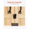 imageVEVOR Outdoor Storage Shed Large Wooden Outside Storage Cabinet with Waterproof Roof and Metal Frame Double Lockable Doors Garden Tool Shed Storage House Cabinet with Shelves 551quotx236quotx675quot58x27x78