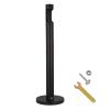 imageVEVOR Outdoor Trash Can Weatherproof Lockable Trash Bin with Removable Inner Bucket Freestanding Commercial Garbage Can Butt Receptable for Garden Office Restaurant Hotel BlackBlack