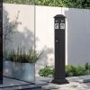 imageVEVOR Outdoor Trash Can Weatherproof Lockable Trash Bin with Removable Inner Bucket Freestanding Commercial Garbage Can Butt Receptable for Garden Office Restaurant Hotel BlackBlack