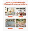 imageVEVOR Over The Table Rod Stand with Clamps 13quot42quot Tall ampamp 28quot98quot Length Adjustable Metal Table Arch Stand Tabletop Balloon Arch Frame for Wedding Birthday Party Christmas Decorations GoldGold With Decorations