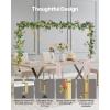 imageVEVOR Over The Table Rod Stand with Clamps 13quot42quot Tall ampamp 28quot98quot Length Adjustable Metal Table Arch Stand Tabletop Balloon Arch Frame for Wedding Birthday Party Christmas Decorations GoldGold With Decorations