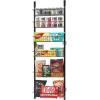 imageVEVOR Over the Door Pantry Organizer 8Tier Pantry Organization and Storage HeavyDuty Steel Hanging Spice Rack Adjustable Wall Seasoning Shelves for Home Kitchen Laundry Room Bathroom BlackBlack