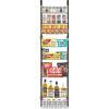 imageVEVOR Over the Door Pantry Organizer 8Tier Pantry Organization and Storage HeavyDuty Steel Hanging Spice Rack Adjustable Wall Seasoning Shelves for Home Kitchen Laundry Room Bathroom BlackBlack