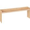 imageVEVOR Over the Stove Shelf Over Stove Spice Shelf for Kitchen Stove Top Seasoning Shelves Spice Organizer Easy to Assemble Countertop Storage Solution Kitchen Gadgets with 6 HooksBamboo